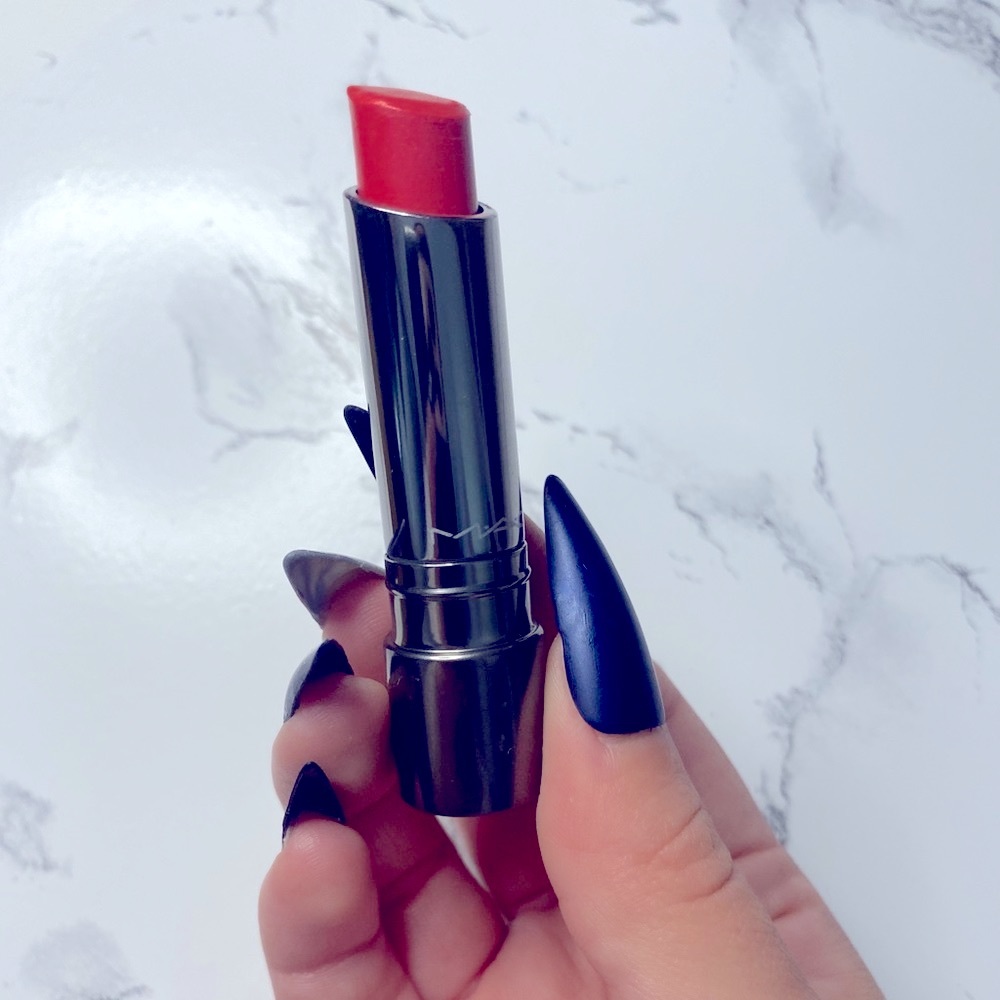 MAC Huggable Lipstick in Origami Orange